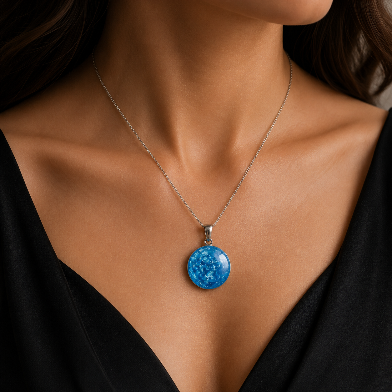 Round Keepsake Necklace