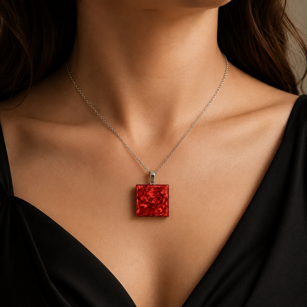 Square Keepsake Necklace