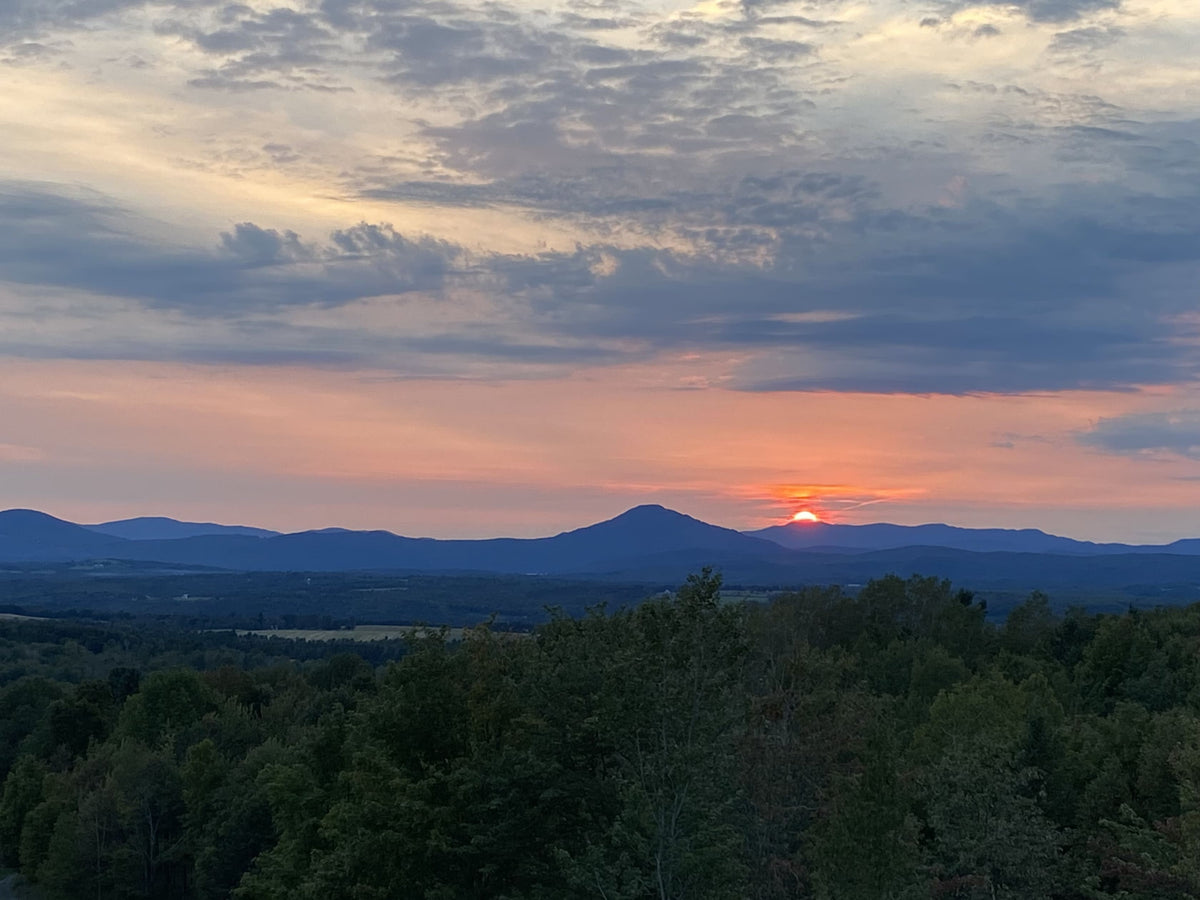 The Eastern Townships landscape in Quebec